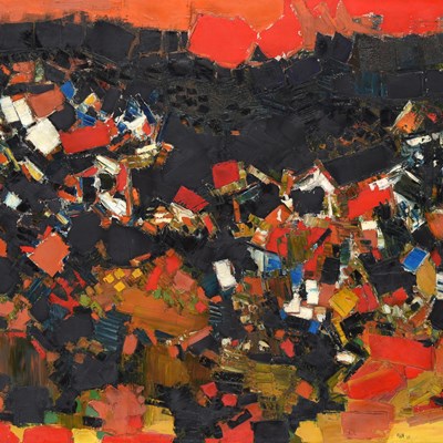 An Exceptional Painting by Sayed Haider Raza sold for 4,7 Million Euro at Auction