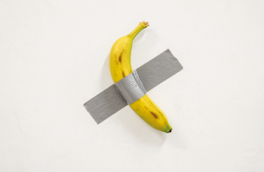 Visitor eats Million-Euro Banana at Metz Pompidou
