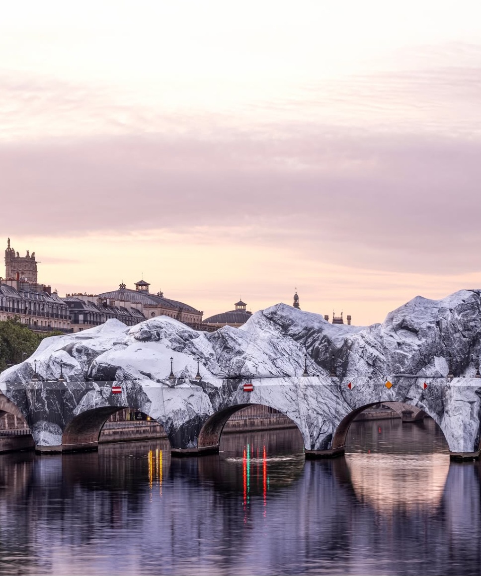 JR's "The Cave of the Pont-Neuf" is taking Shape in Paris