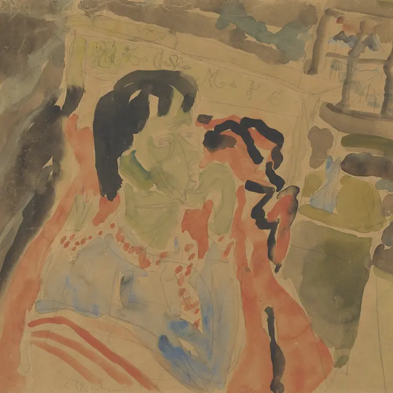 Restituted Kirchner Watercolor returns to the Virginia Museum of Fine A