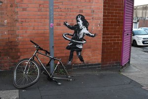 Banksy Confirms Nottingham Artwork of Hula-Hooping Girl is His