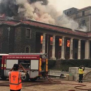 Wildfire Tears Down University of Cape Town Library of Antiquities