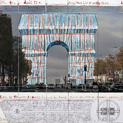 Christo and Jeanne-Claude’s L’arc de Triomphe, Wrapped (Project for Paris, Place de  l'Étoile-Charles de Gaulle)
