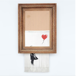 Banksy's 'Love is in the Bin' Returns to Sotheby's London