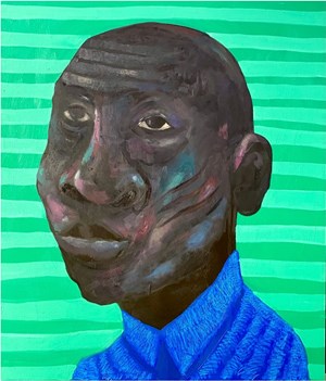 Soji Adesina’s Compelling Figurative Paintings at ArtDependence Concept Store, Antwerp