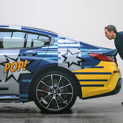 With Jeff Koons the BMW 8 Series Becomes an Elaborate Work of Art 