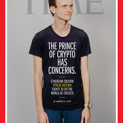 TIME Releases First-Ever Full Magazine Issue as an NFT on the Blockchain with Ethereum Co-Founder Vitalik Buterin as Cover Story