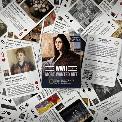 Monuments Men Foundation Launches Deck of Playing Cards in Search of Missing Art Pieces from WWII