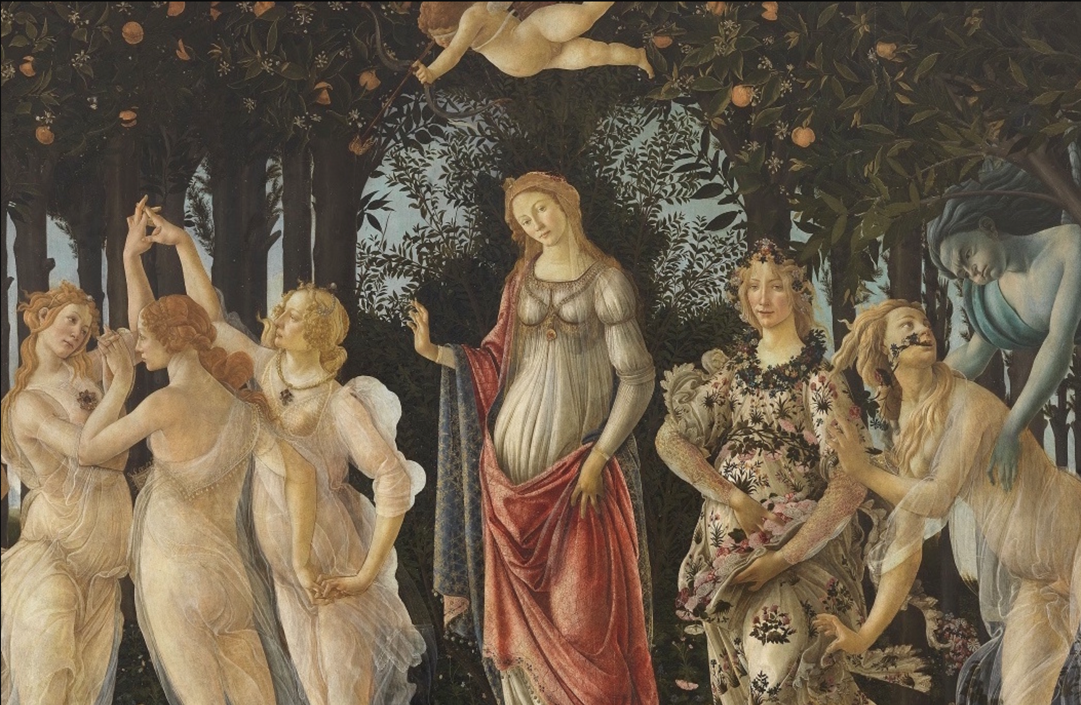 Как эпоха возрождения изменила развитие искусства. Примавера Боттичелли картина.
