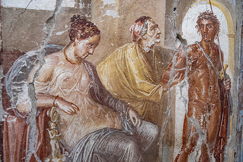 A decorated ‘Tiny House’ has been discovered in Pompeii