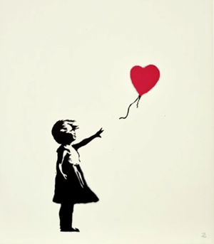 Banksy's "Girl with Balloon" at Phillips