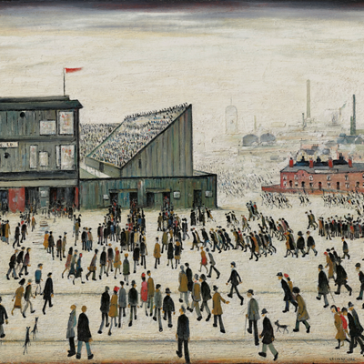 Christie's Highlights L.S. Lowry's "Going to the Match" in the Forthcoming Modern British & Irish Art Evening Sale