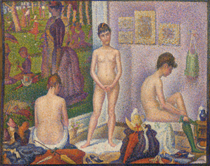 Georges Seurat's "Les Poseuses, Ensemble" at Christie's