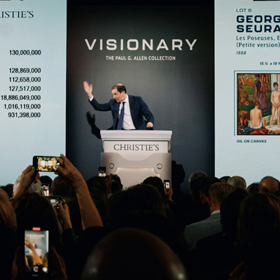 The Part I of the Paul G. Allen Collection Sale at Christie's Totals $1.5 Billion in a Single Night
