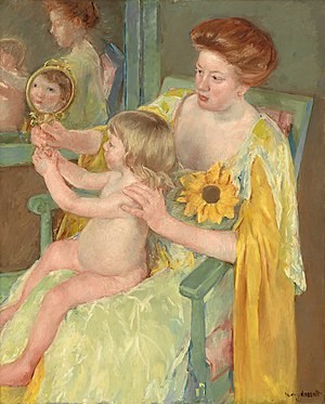 Symbolism of The Sunflower in Mary Cassatts' Painting "Woman With a Sunflower"  