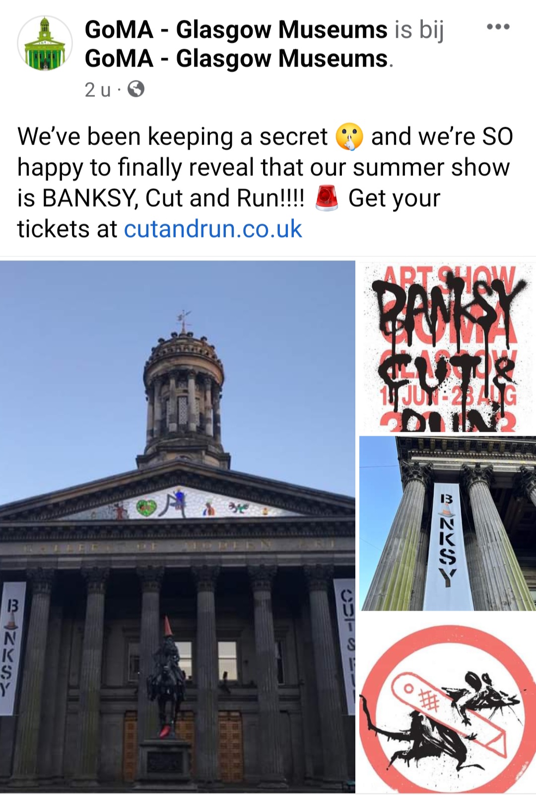 cut and run tour banksy