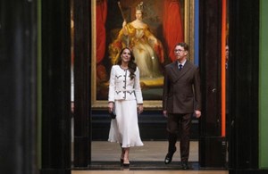 The Princess of Wales Reopens the National Portrait Gallery 