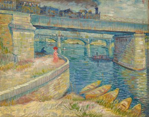 This Fall in Van Gogh Museum :  Van Gogh along the Seine