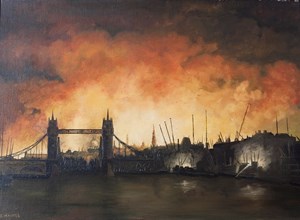 London’s Historic Blitz Firefighters’ Wartime Paintings to be Shown in London Churches