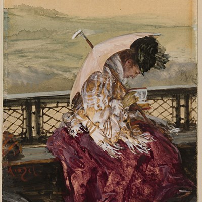  Theodor Fontane Archive, Germany, acquires Adolph von Menzel's 'Reading Lady' Gouache 