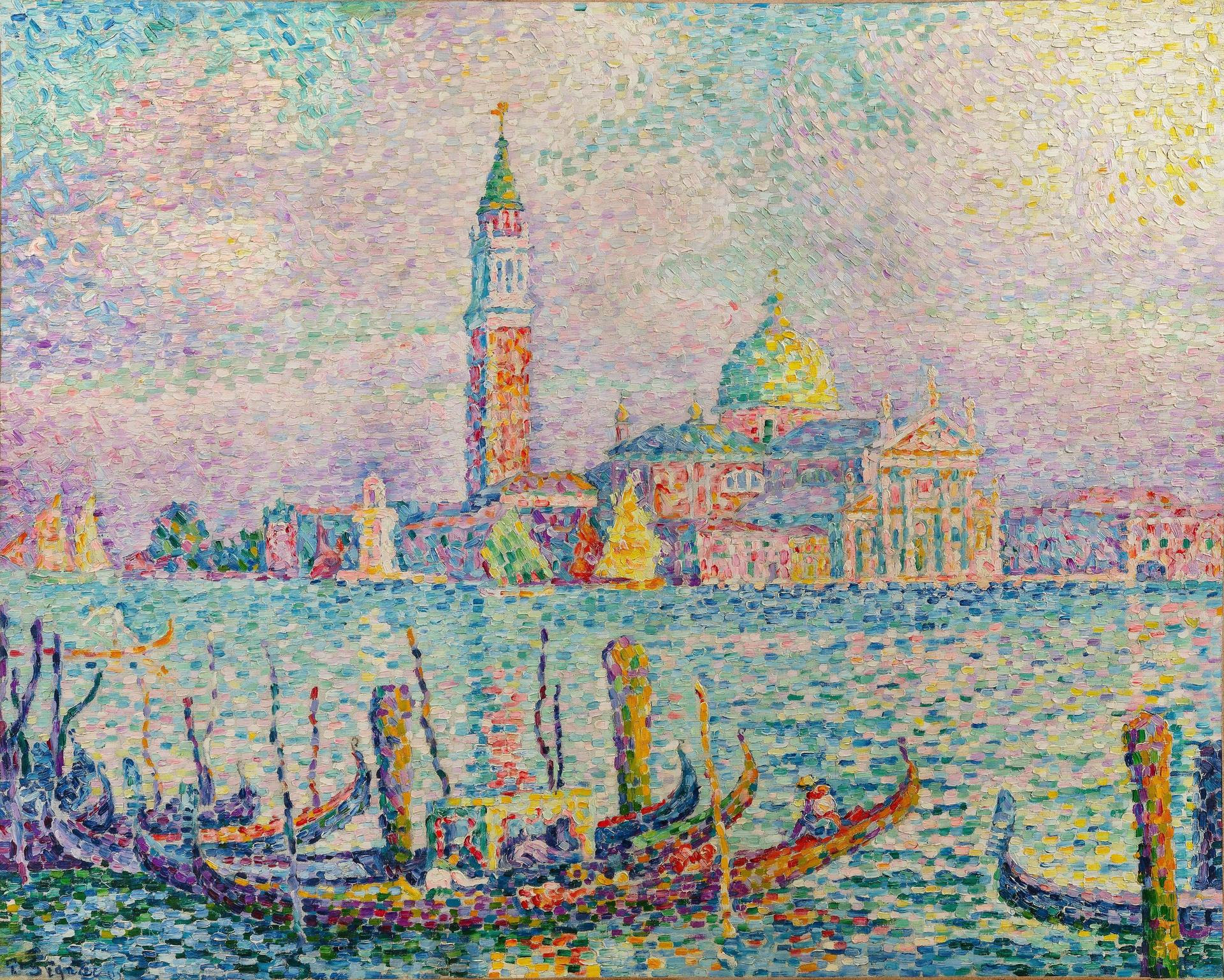 Paul Signac's Masterpiece of Venice, 'Saint-Georges. Couchant (Venise)', is unveiled in Paris