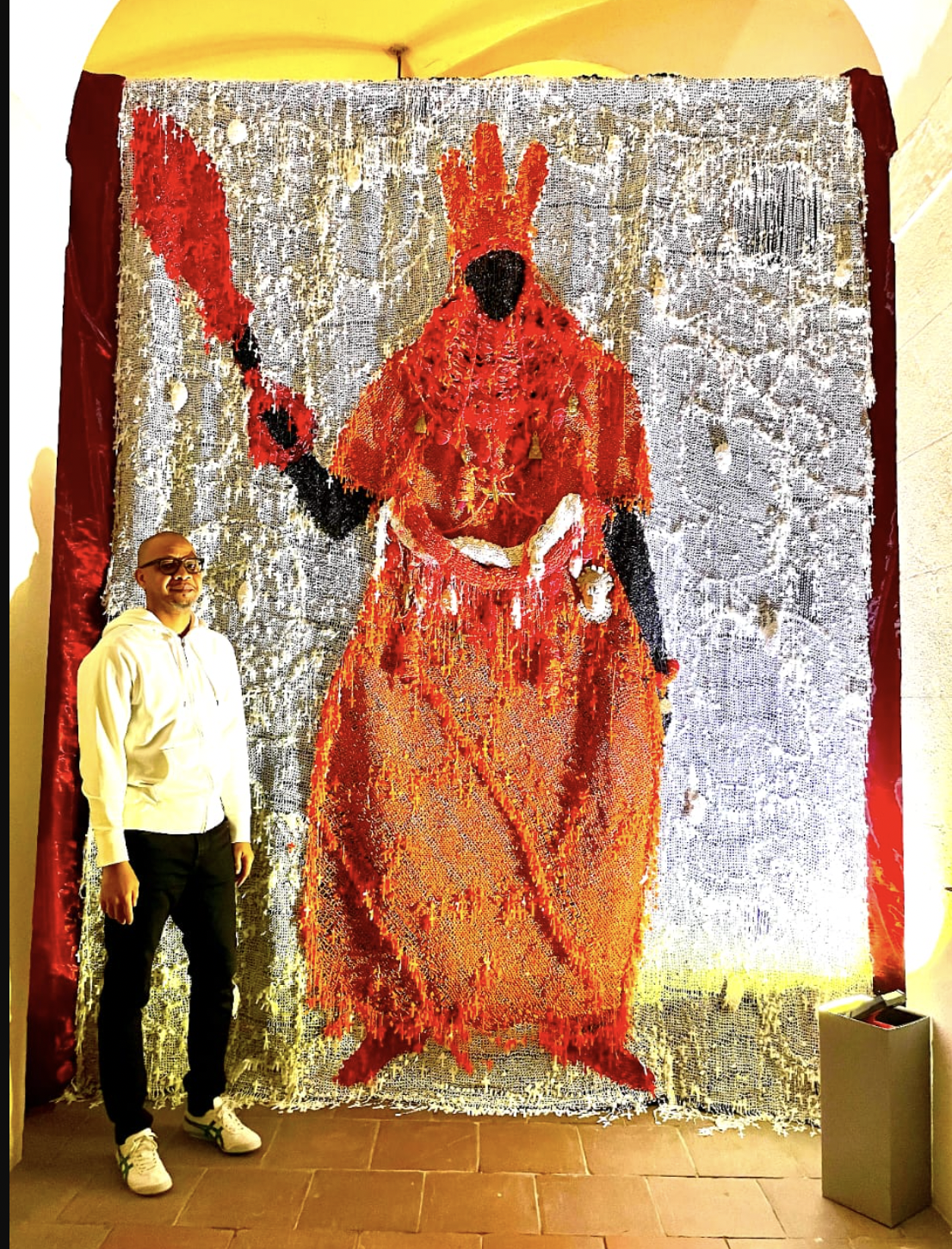 Victor Ehikhamenor’s Installation Work ‘Still Standing’ at St Paul’s Cathedral in London