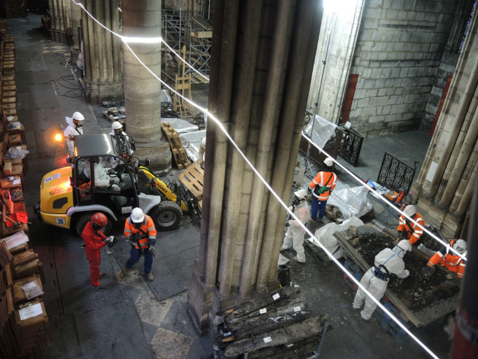 A Year after the Notre-Dame Fire, Restoration is Suspended Amid Covid-19 Lockdown