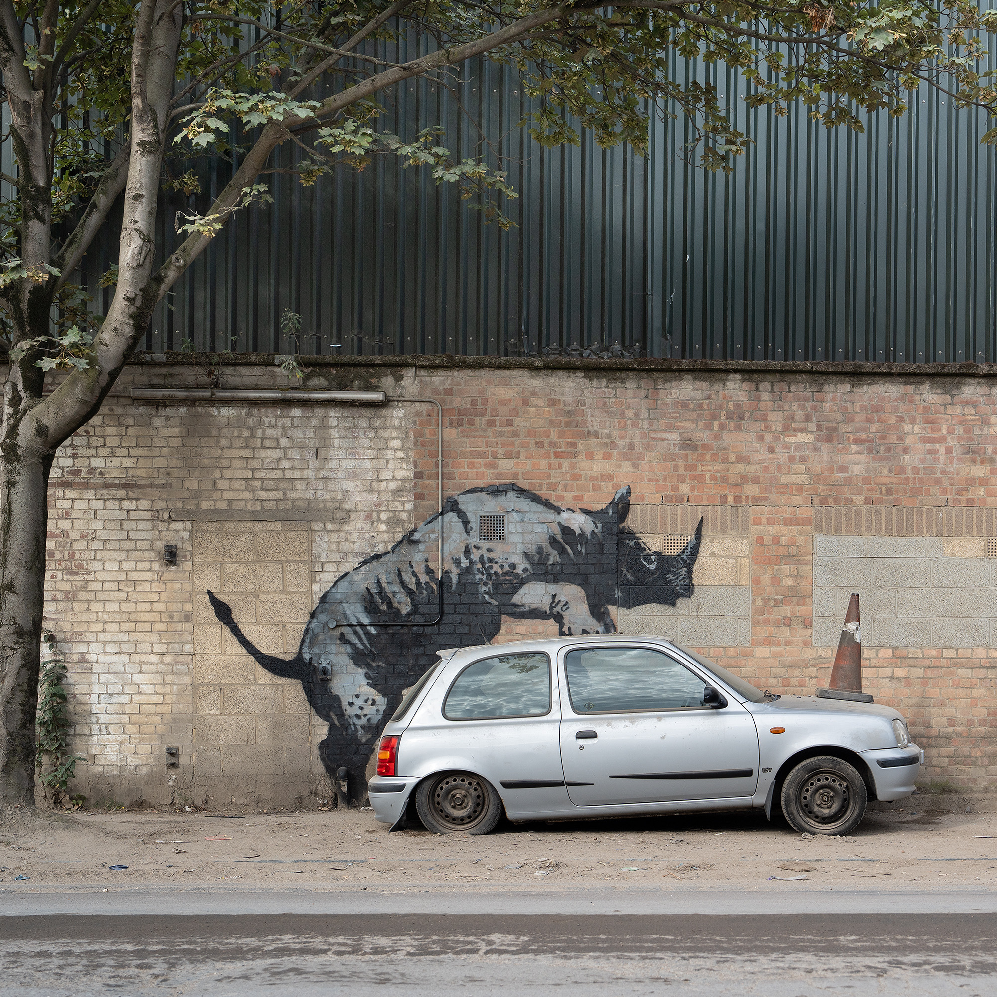 The Eighth Banksy Animal Artwork to emerge in London in Eight Days