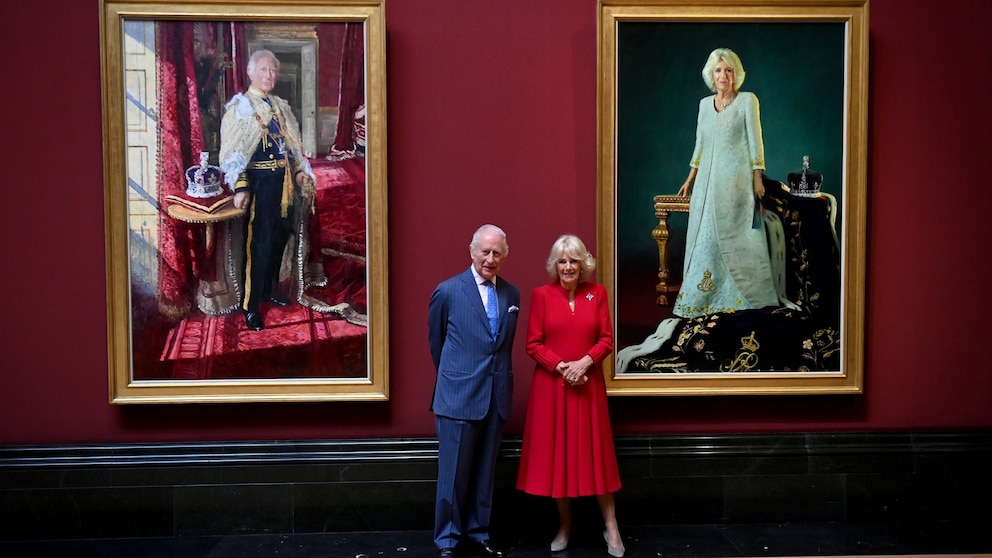 King Charles III and Queen Camilla's Coronation Portraits unveiled