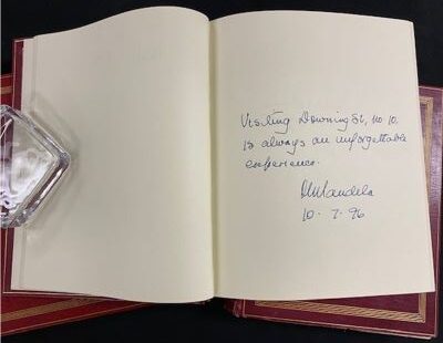 National Archives UK release VIP Signatures of Downing Street Visitors 