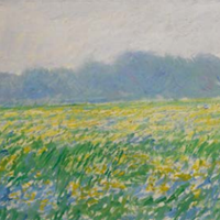 Claude Monet's Champ d’iris à Giverny on auction in November