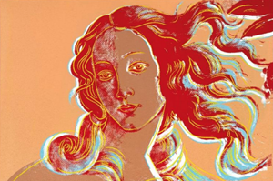Andy Warhol, Birth of Venus (After Botticelli)