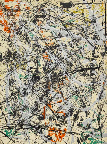 Homage of Pollock - Number 1 p97532 store 120x180cm Ölbild handgemalt