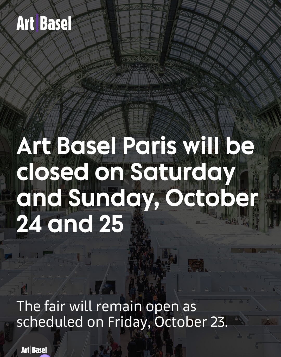 Art Basel Paris Wraps Up Ahead of the Weekend