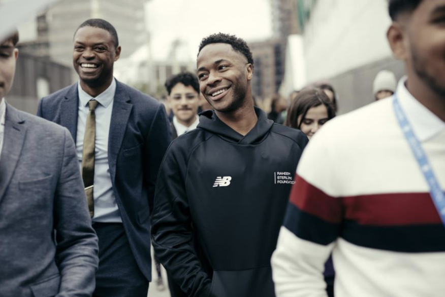 Raheem Sterling Foundation Signs with the National Portrait Gallery