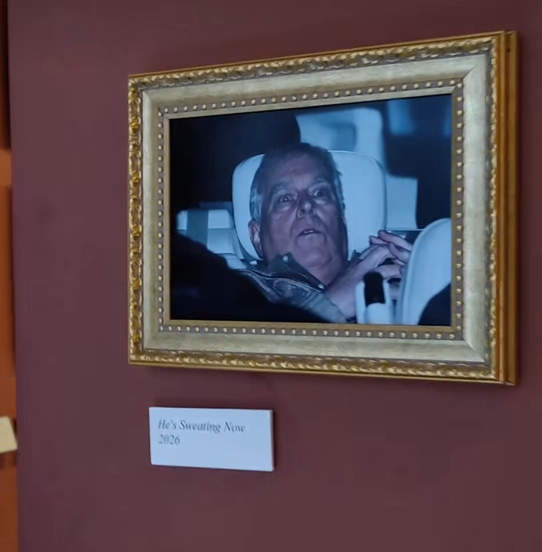 Andrew Mountbatten-Windsor’s Photo placed in Louvre by Activists