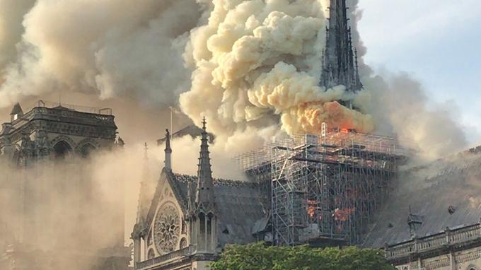 Notre Dame Cathedral is on Fire 