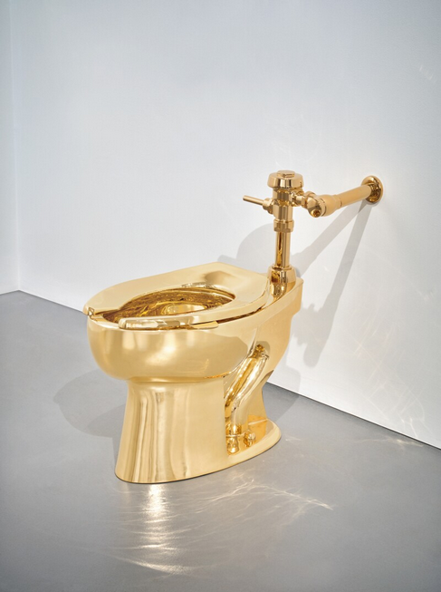 Sotheby’s to sell Maurizio Cattelan’s 18-Karat Gold Toilet