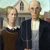 Symbolism of the Pitchfork in Grant Wood’s American Gothic