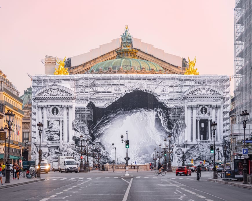 JR at the Palais Garnier Paris