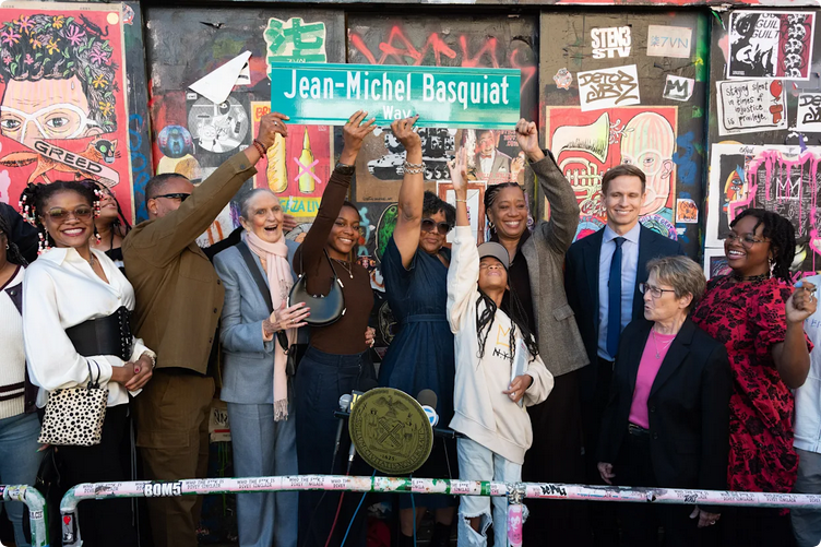 A Street in Manhattan Officially renamed 'Jean-Michel Basquiat Way'