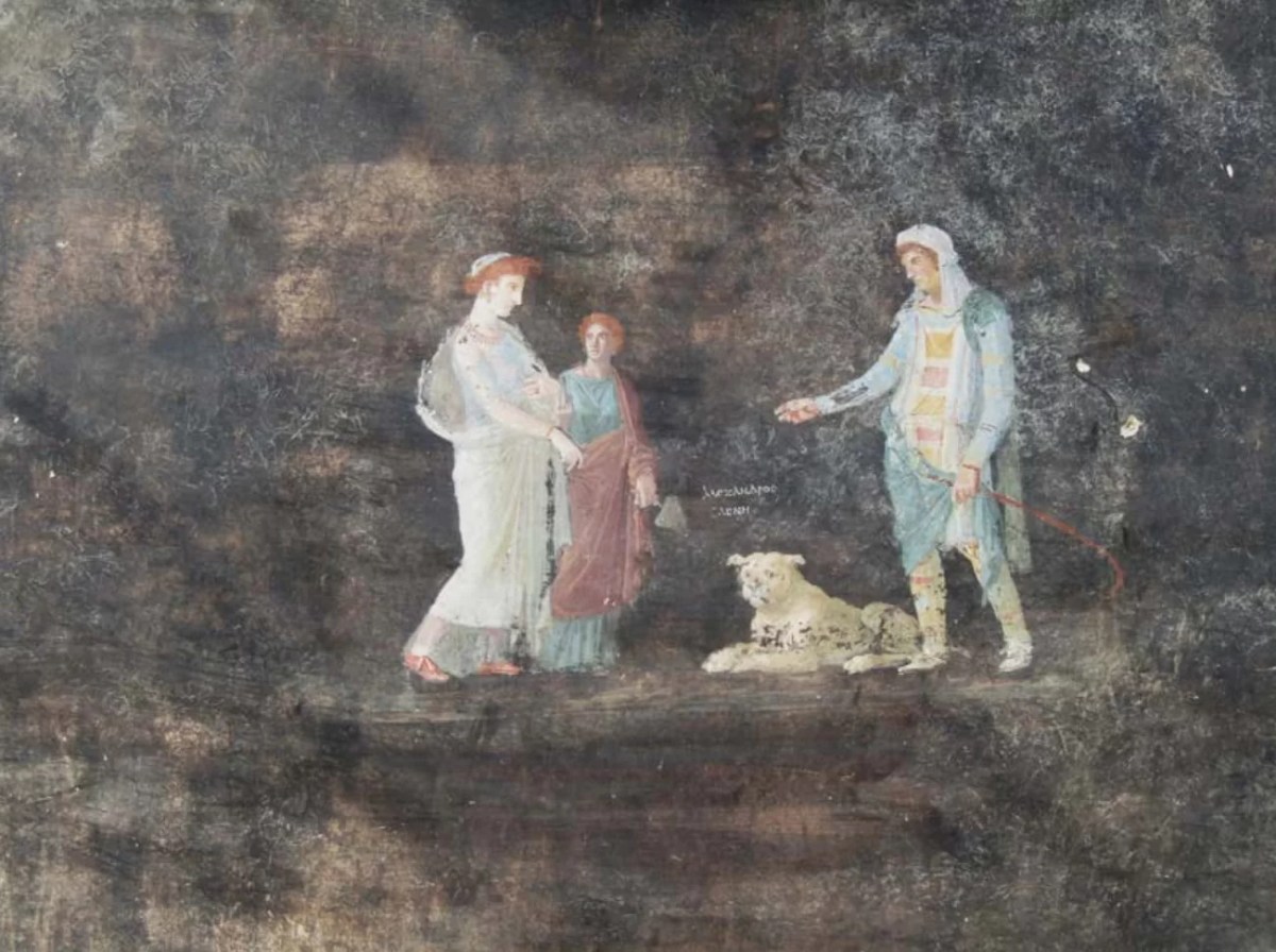 Spectacular Frescoes discovered in Pompeii