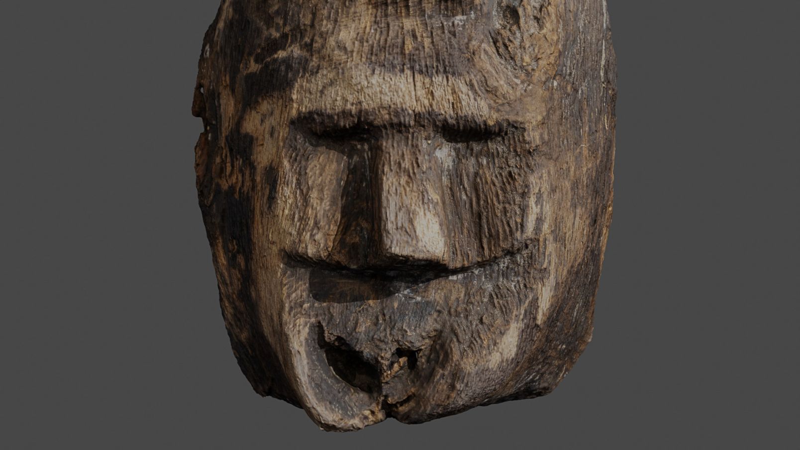 Thousand-Year-Old Wooden Face Sculpture found at Bottom of Polish Lake
