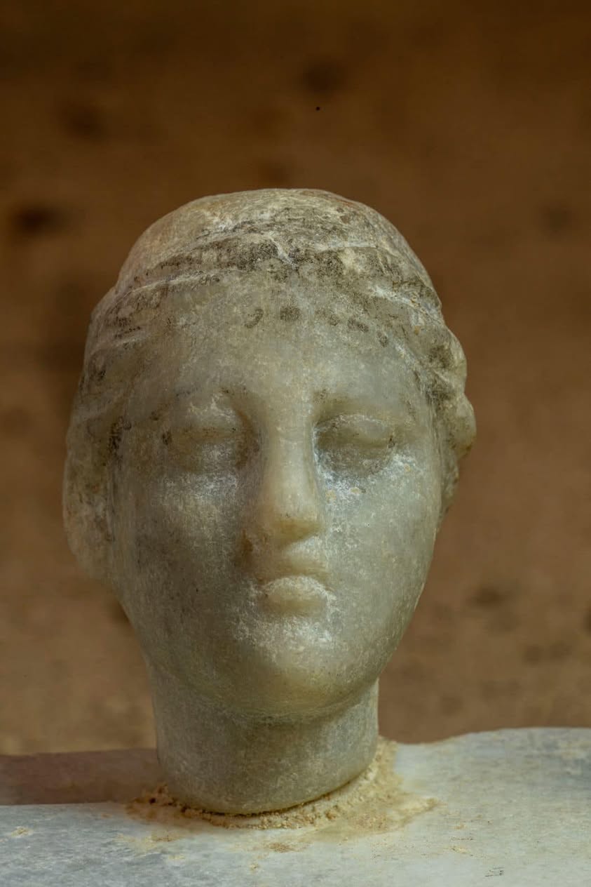 Archaeologists discover Possible Bust of Cleopatra VII at Ancient Egyptian Temple