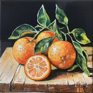 Eva Bazhenova (UK) "Summer Oranges" 2015 