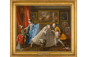 William Hogarth’s Satirical Painting 'Taste in High Life' at Risk of leaving the UK