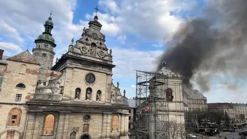 UNESCO alarmed by strikes on Lviv World Heritage Site