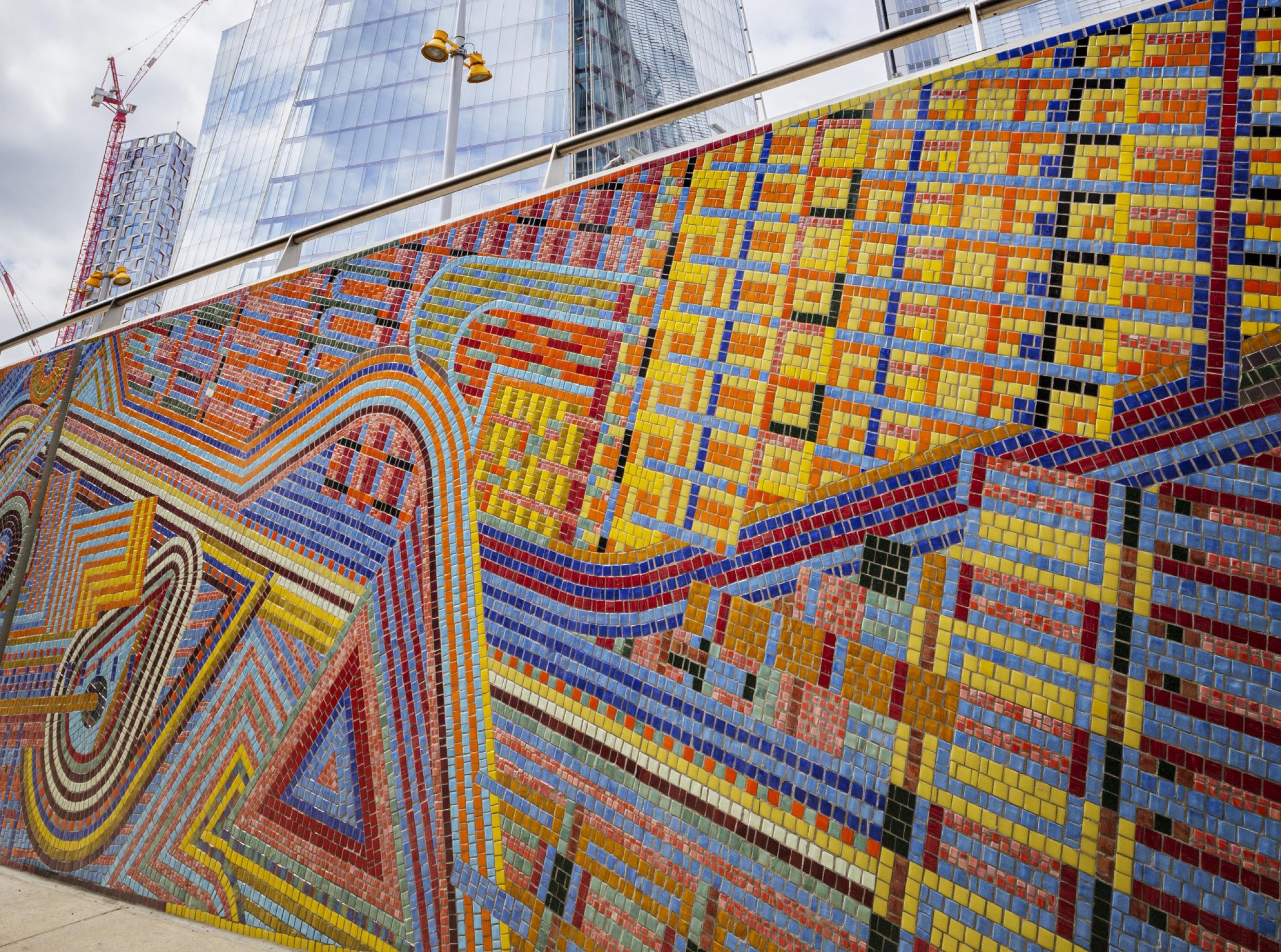 57m-Long Mosaic Mural unveiled at London Bridge Station
