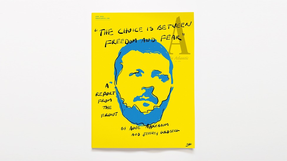 Bono illustrates President Zelensky for The Atlantic’s June Cover Story