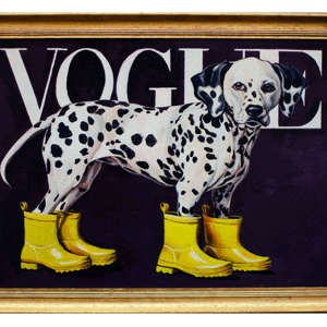 Zofia Antwerp ( °1998, Poland lives and works in Belgium)  "The Vogue Dalmatian" 2025